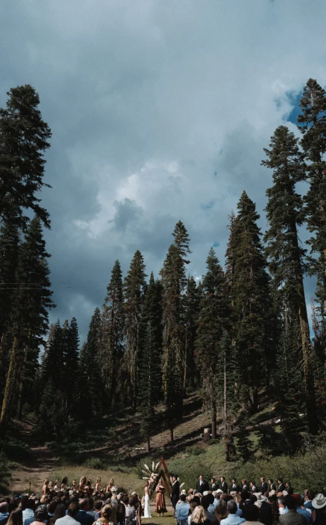 Jess and Parker: Clair Tappaan Lodge Ceremony